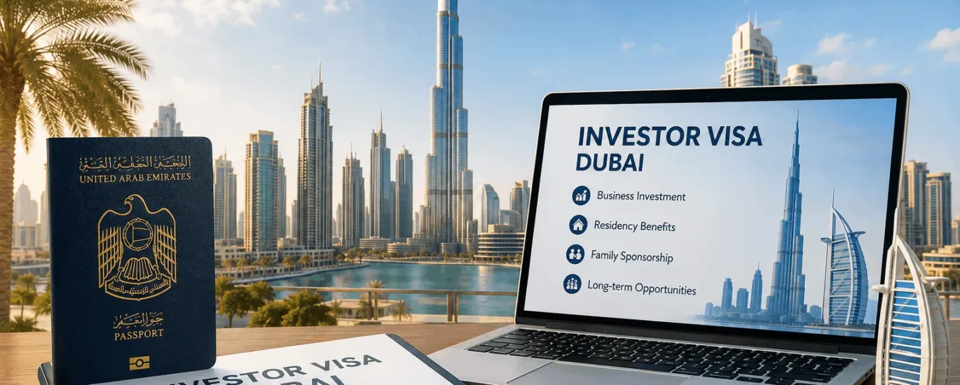 Investor Visa Dubai Complete 2026 Application Guide & Benefits