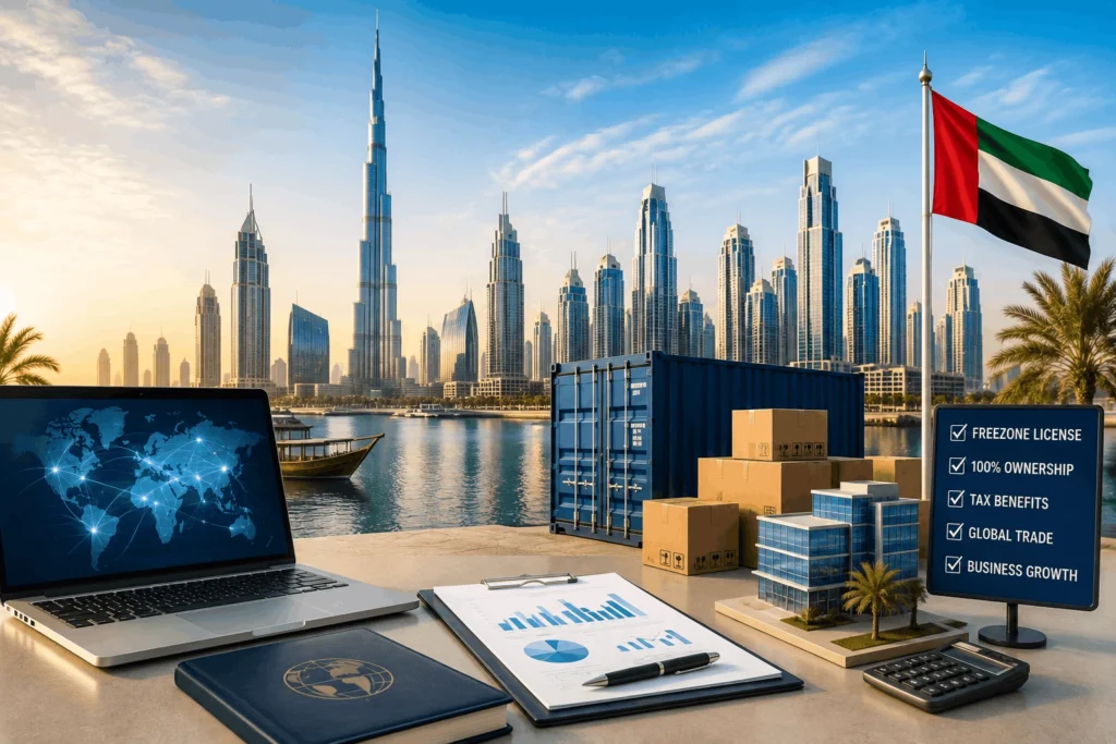 trade on freezone license